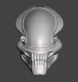 SERPENT PREDATOR Full Scale Bio Mask Helmet 2 versions - STL for 3D printing HIGH-POLY