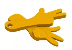 SIGN LANGUAGE KEY CHAINS / Sign language key chain