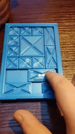 Sliding blocks puzzle Flow bricks