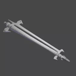 Sonic lance for Scorpion Type II Heavy Grav Tank