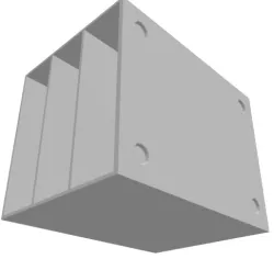 Sorting drawer box width 11cm x height 10,5cm x depth 14cm