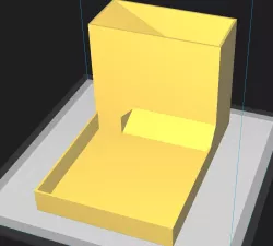 Square dice tower and tray