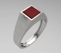 Square Stone Ring