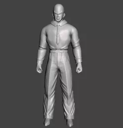 Staff Officer Black 3D Model