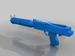 Star Wars DC15-S blaster rifle without stock from Book of Boba Fett in 1:12 1:6 and 1:1 scale