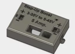 Step-up Boost module enclosure for macbook