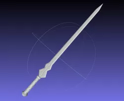 Sword Art Online Konno Yuuki Sword Printable Assembly