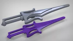 Sword of Power Vintage toys real life size Replica