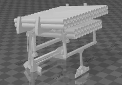 T34 Calliope Rocket System for Sherman Russ Mk2