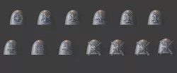 Templar Shoulder Armour PT2- the Sequel