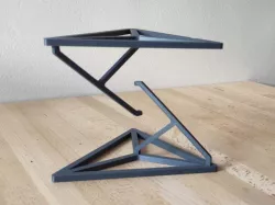 Tensegrity - Impossible table (Hidden wire and tensioner)
