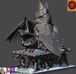 The Owl (on a palanquin)
