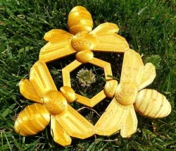 three bees