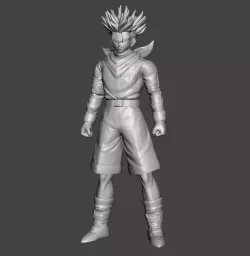 Trunks SSJ Dragon Ball GT 3D Model