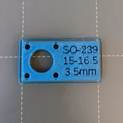UHF Connector (SO-239) Jig / Stencil