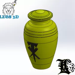 Undertaker Urn - Leos 3D