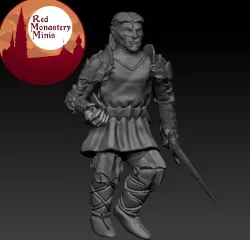 Vampire Squire with Claw and Sword