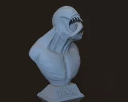 Venom Bust STL