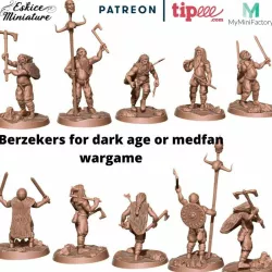 Vikings series 3 - 10 figures - 28mm for wargame