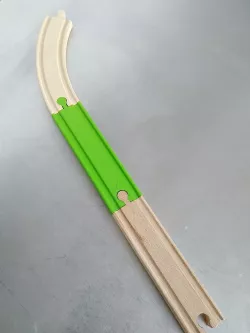 wooden train track