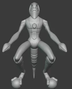 Xlr8 prototype based Action Figure 3D Model (Please read Description)