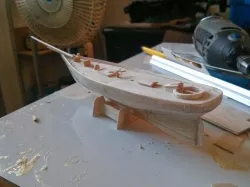 Yatch America scale model (esc: 1:200) (No 3D print, CNC Routing)