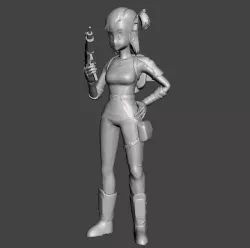 Young Bulma 3D Model