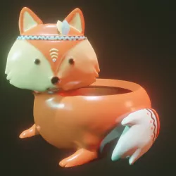 Zorrito Flowerpot