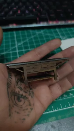 1/32 SCALE MECHANIC'S WORK BENCH FOR DIORAMA'S & DIECAST