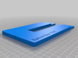10.5" Longboard Fin Box Template - Bahne Box - Fins Unlimited