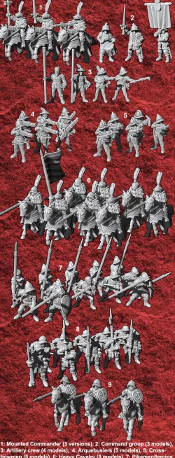 15mm Spanish Empire Humans - Army Bundle