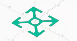 2020 Extrusion Profile for OpenSCAD