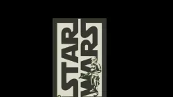 2D Storm Trooper star wars wall hanging