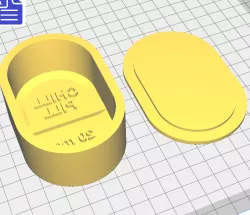 2pc Chill Pill Bath Bomb Mold