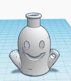 3D Ghost Mouthpiece Cachimba