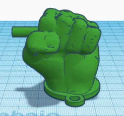 3D Hulk Cachimba Nozzle