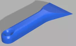 3D printer bed scraper