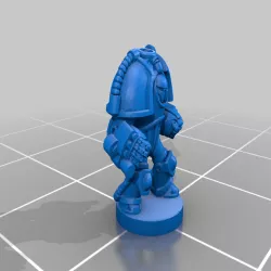 6mm Cosmo Knight, Saturn TacDread Infantry, Assault Config