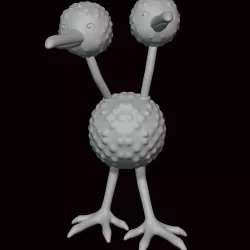 84- Doduo Pokemon Figure