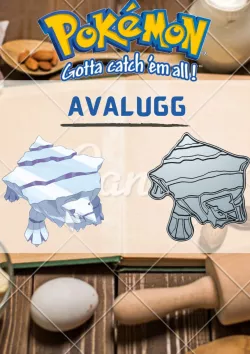 AMAZING POKEMON avalugg COOKIE CUTTER STAMP CAKE DECORATING