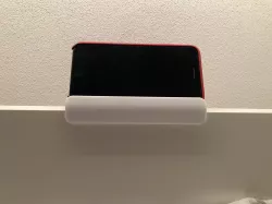 An IKEA bed mobile phone/tablet holder