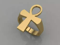 Ankh Cross ring