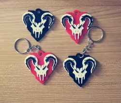 Apex predator key ring