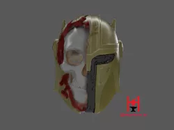 ARMORER skull (BLACKSMITH) helmet MANDALORIAN Star wars halloween special
