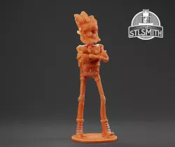 Augustus Aquato Psychonauts Miniature STL