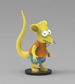 Bart Simpson rat boy
