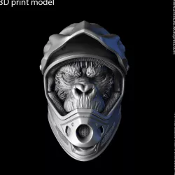Biker monkey vol 2 bas relief art