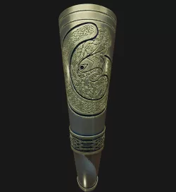 Book of Kells Drinking Horn