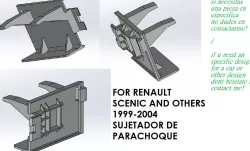 Bumper bracket for renault