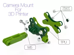 Camera mount for 3D printer (Timelapse)